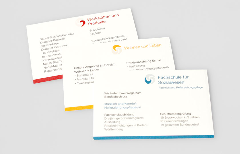 corporate design made by woidesign visitenkarten