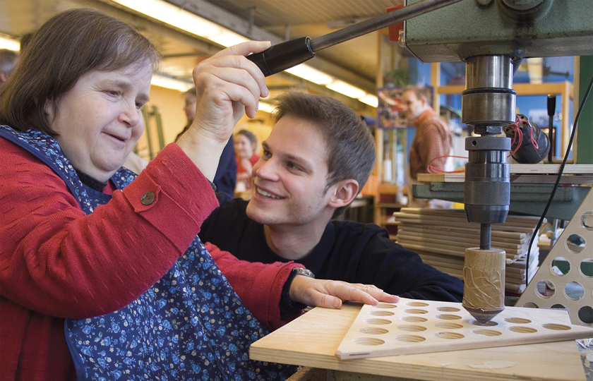 woidesign werkstatt f�r Menschen mit Behinderung