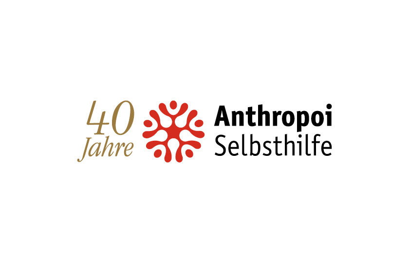 logo von woidesign 40 Jahre Anthropoi Selbsthilfe