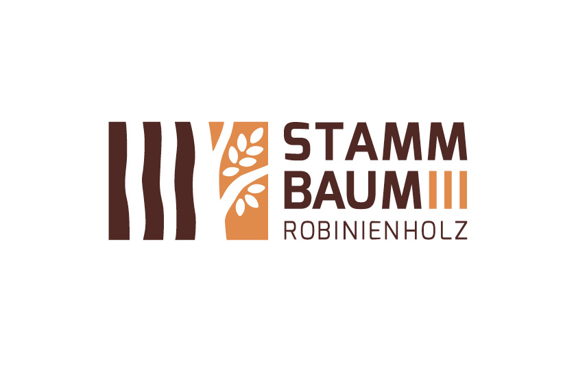 logo von woidesign Stamm-Baum Robinienholz