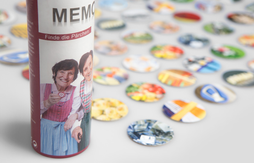 verpackungen made by woidesign Memospiel